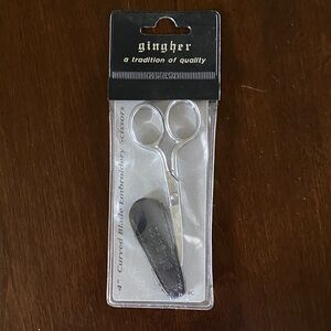 Gingher 4" Curved Blade Embroidery Scissors Model G-4C